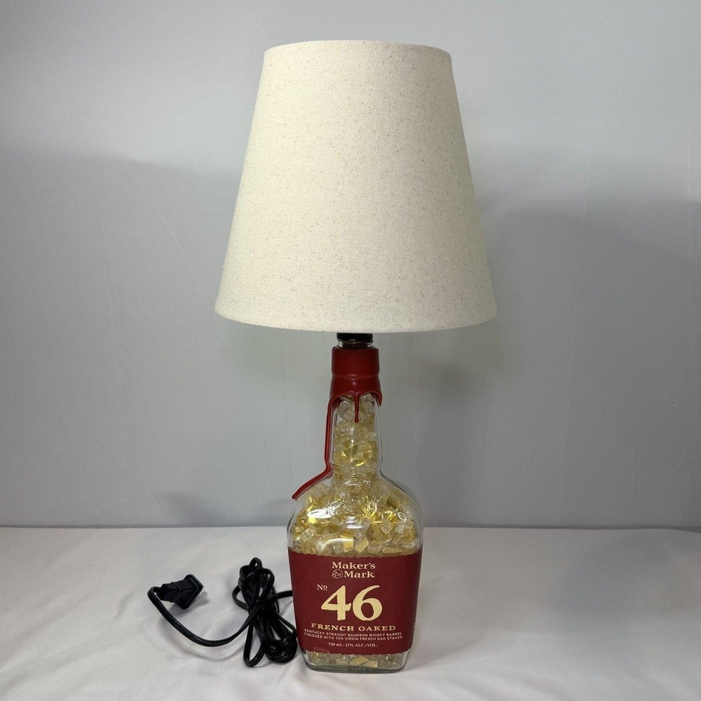 Maker's Mark No 46‎ Bottle Lamp French Oaked 750mL Father's Day Gift
